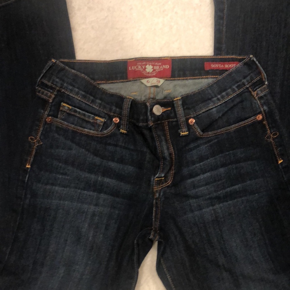 Lucky Brand Sofia Boot Ankle Jeans Size 6 / 28